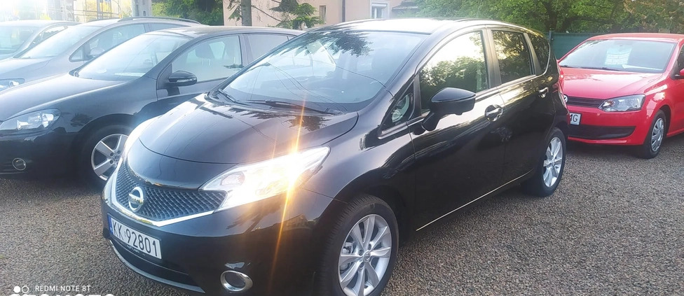 Nissan Note cena 33900 przebieg: 114000, rok produkcji 2014 z Kraków małe 781